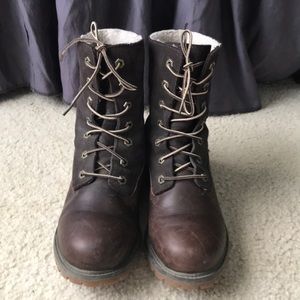 Timberland Womens Waterproof Logger Boots Size 8